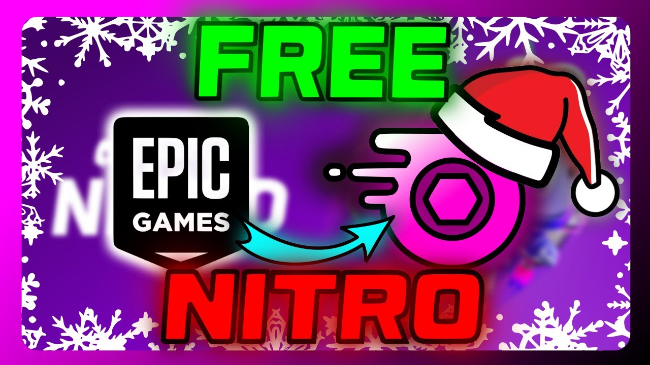 БЕСПЛАТНО! Рождественское предложение Discord Nitro X от Epic Games!!! | Получите за 30 секунд!