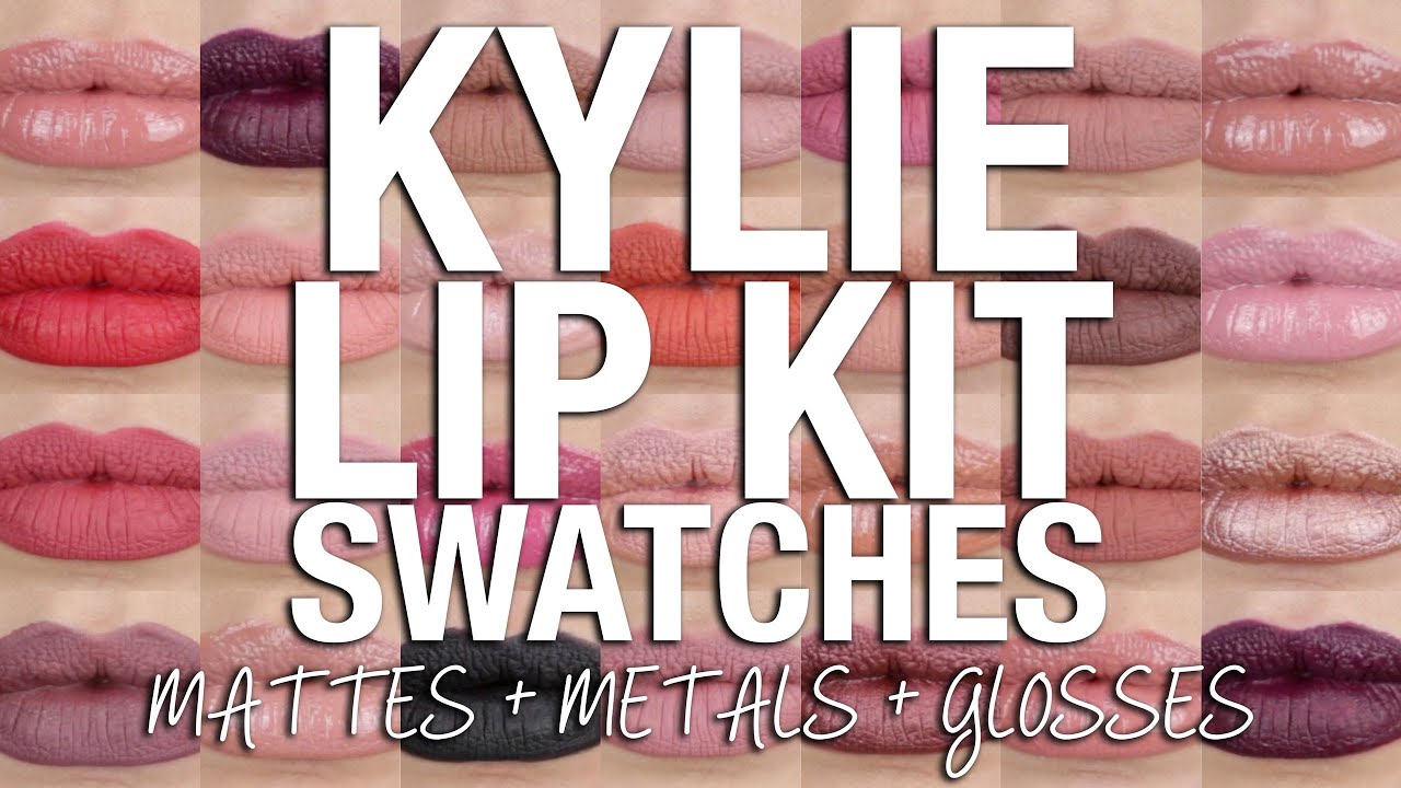 ULTIMATE Kylie Lip Kit Swatches & Review (+ Metals & Gloss)