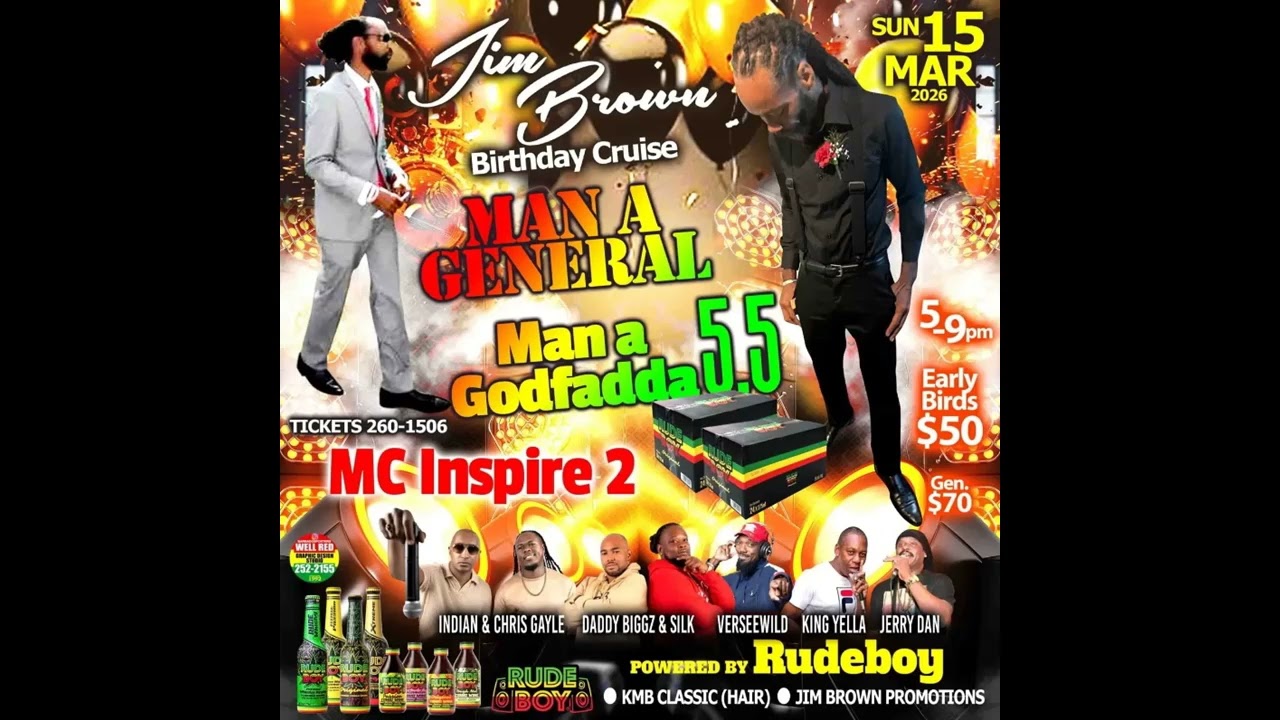 JERRY DAN - JIM BROWN BIRTHDAY CRUISE PROMO (MARCH 15TH 2026)
