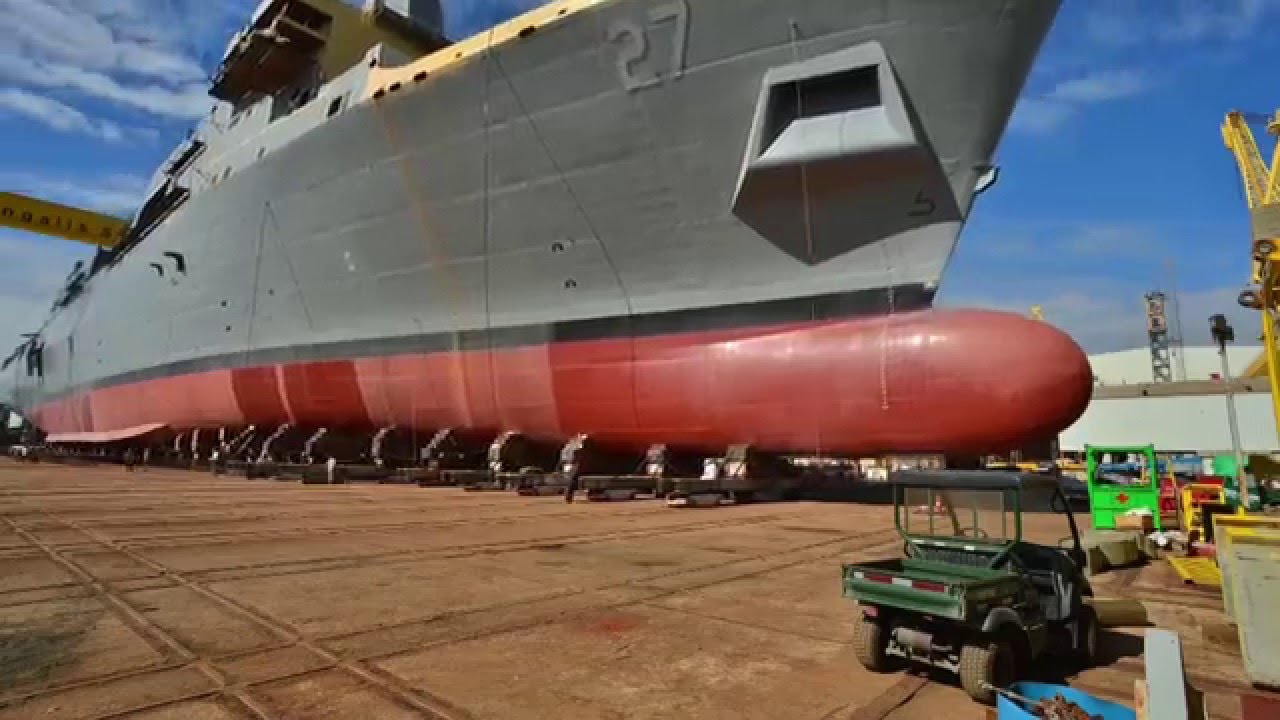 Portland (LPD 27) Translation and Launch