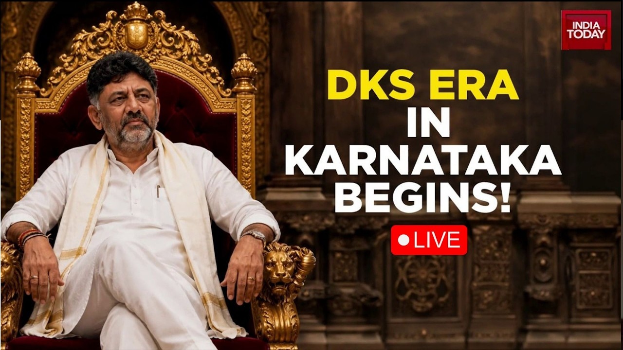 Karnataka CM News LIVE: DK Shivakumar Set to Take Oath As Karnataka CM, Seeks Auspicious Time