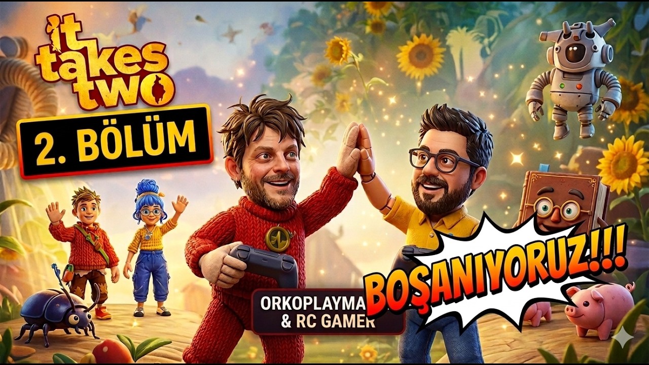 EVLİ ÇİFT GİBİ KAVGA ETTİK- It Takes Two - 2. bölüm
