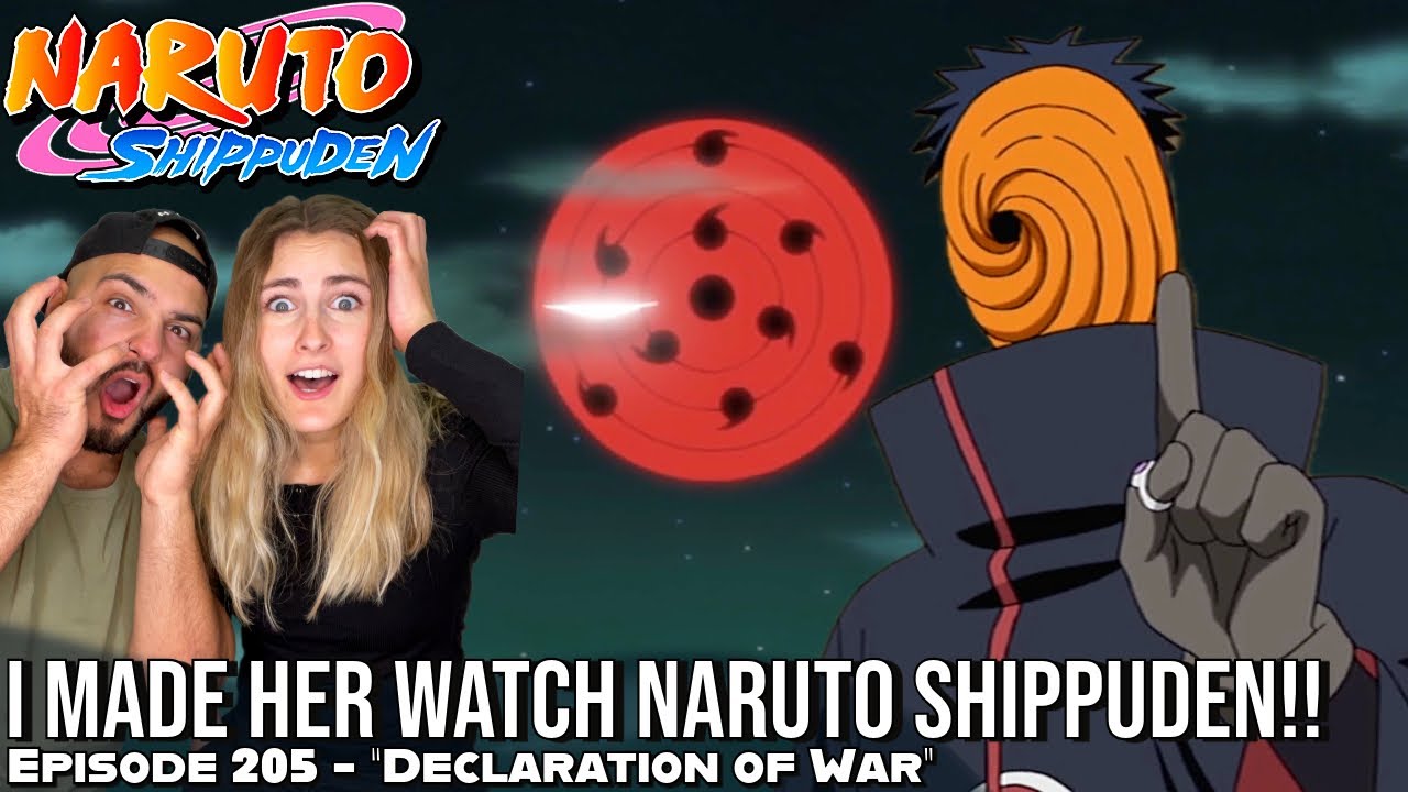 НАЧИНАЕТСЯ ЧЕТВЕРТАЯ МИРОВАЯ ВОЙНА ШИНОБИ!! Реакция девушки из Naruto Shippuden, эпизод 205