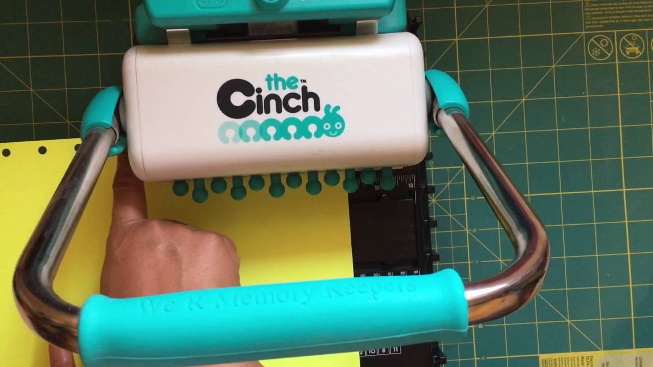 Using The Cinch to punch holes for The Big Create 365 Planner