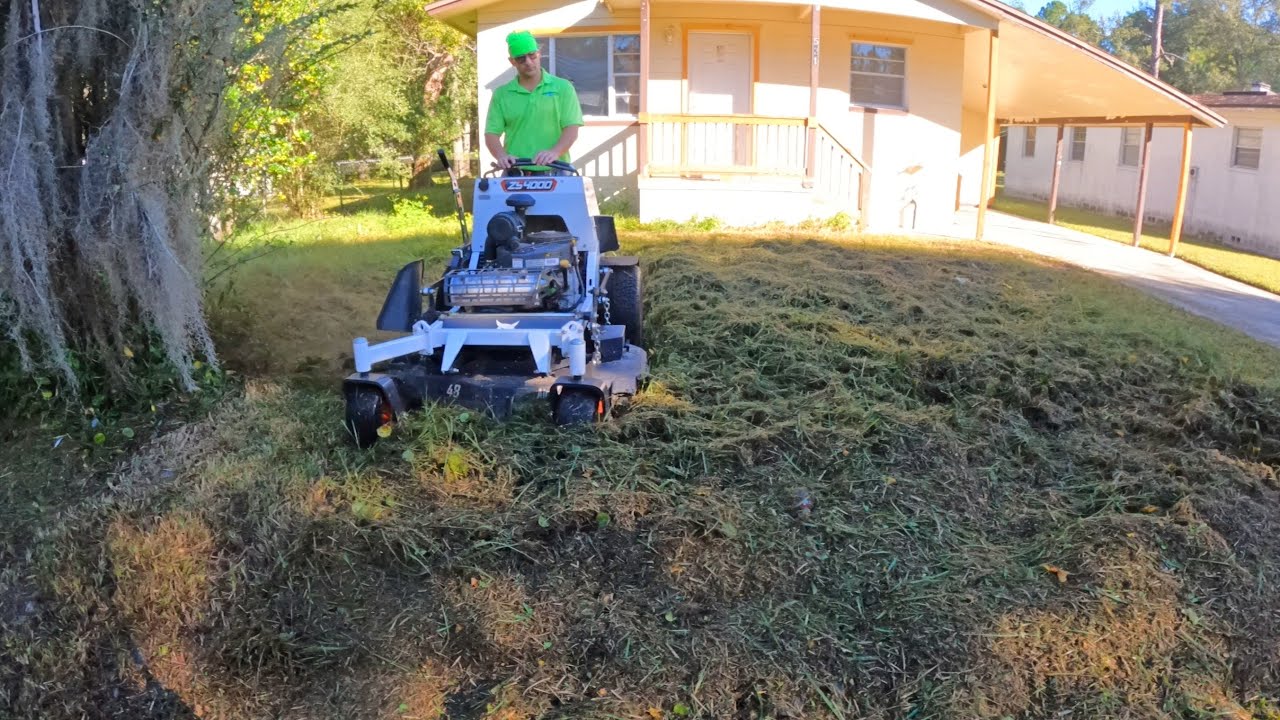 This yard is a mess...