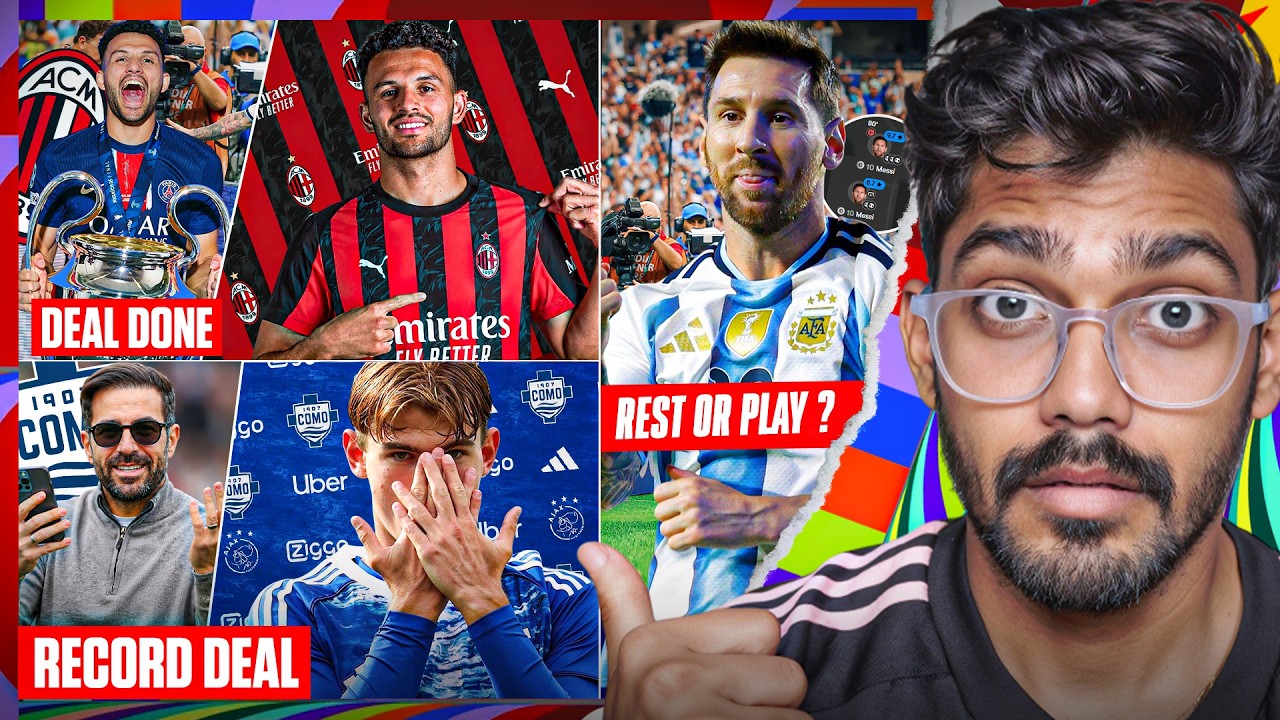 Messi to Rest or Play vs Jordon ? Nico paz returns to Como, Arsenal wants Bruno & more