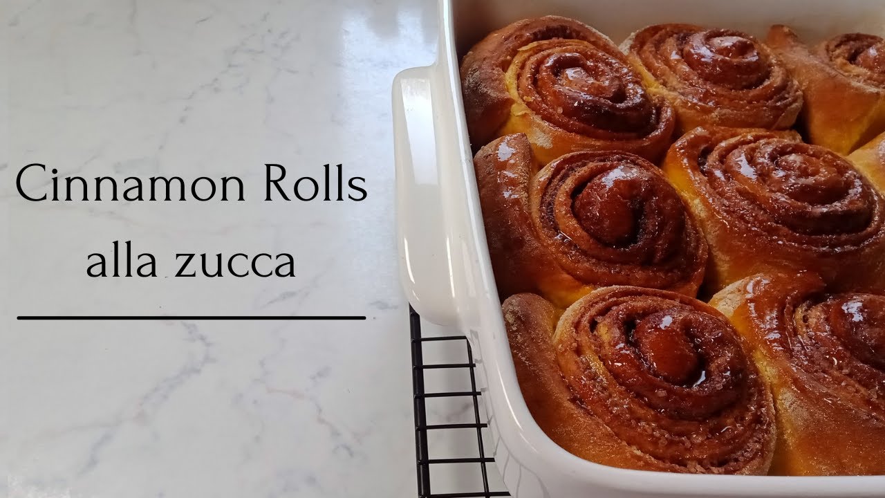 Cinnamon Rolls alla zucca