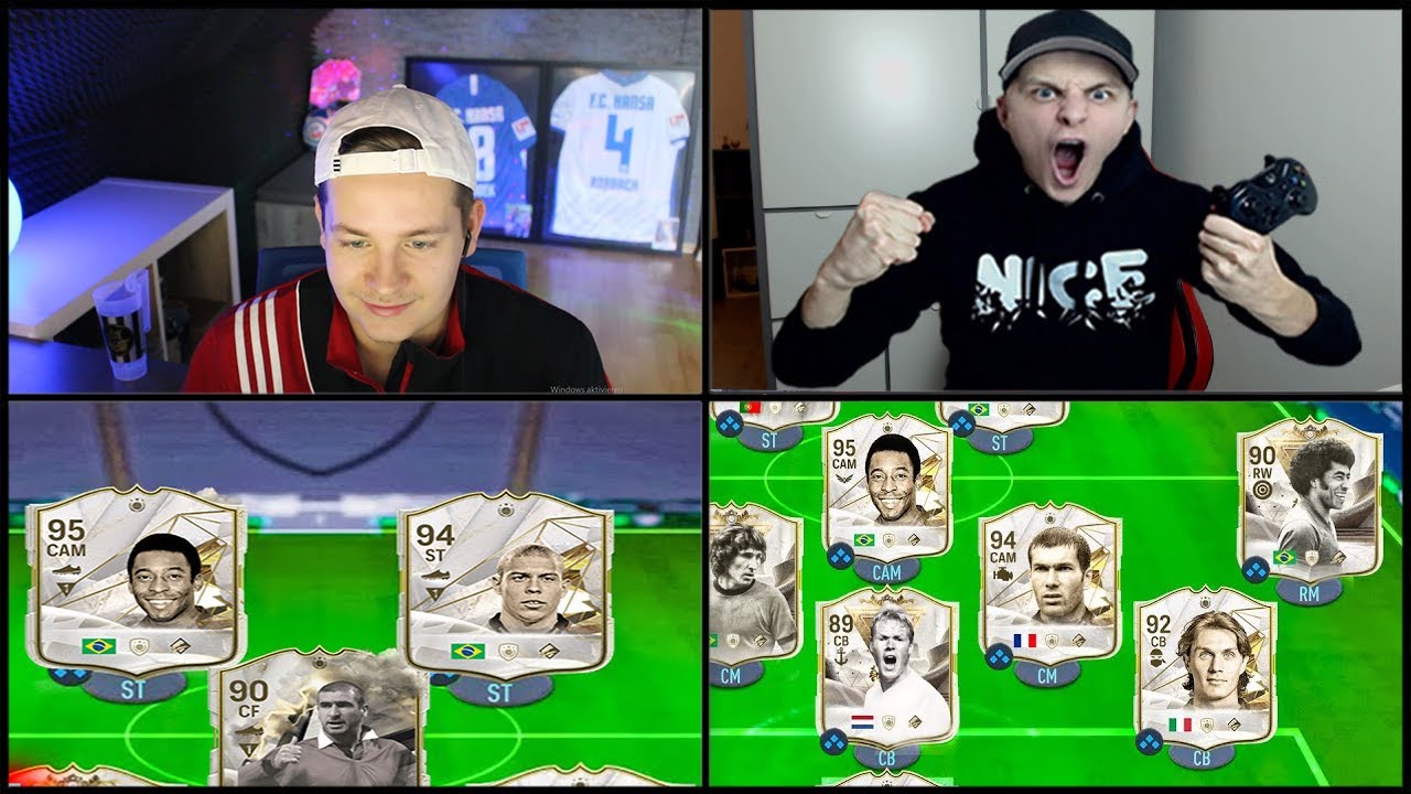 EA FC 24 (FIFA 24): OMFG! 9x ICONS in FULL ICON Fut Draft Challenge vs. REALFIFA! Ultimate Team