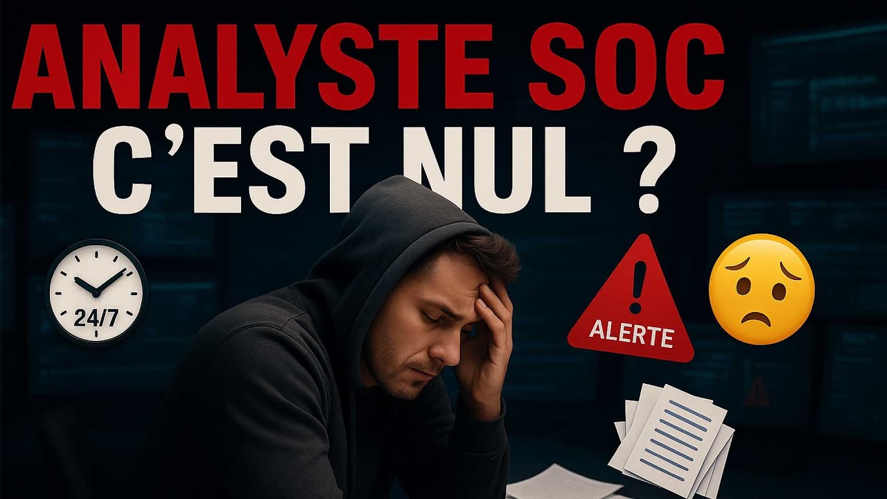 Analyste SOC c'est NUL (Voici les points négatifs du métier)