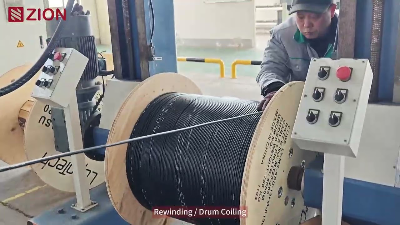 ZION’s Optical Fiber Cable Factory | Full Manufacturing Process & Modern Production Lines