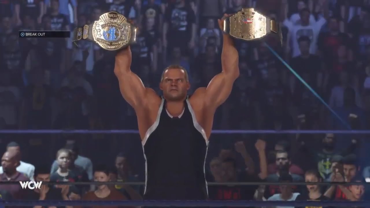WWE 2k24; WCW Lex Luger vs Sting 🦂, August ‘91: United States championship ￼