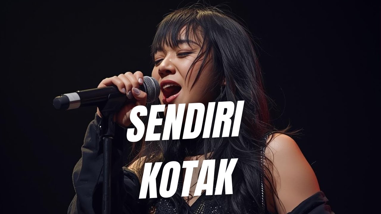 SENDIRI - KOTAK Cover  (Lirik)