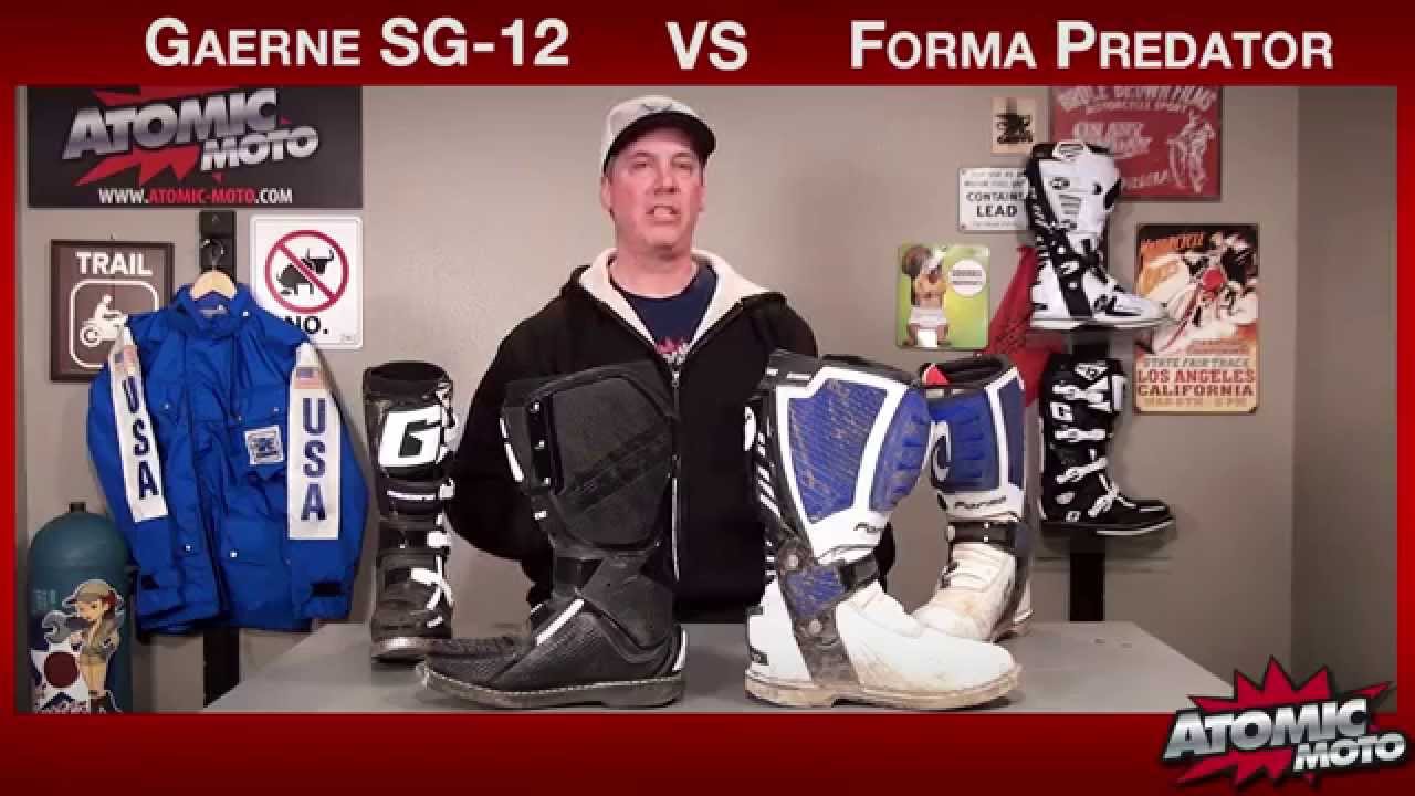 DOGFIGHT: Gaerne SG-12 vs. Forma Predator Boots