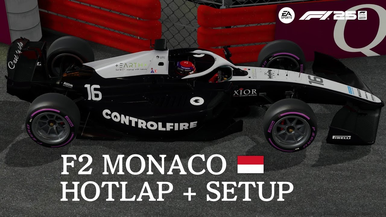 F1 25 F2 MONACO 🇲🇨 HOTLAP + SETUP | KARL___24