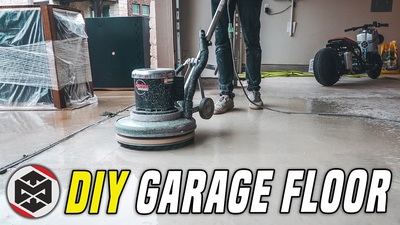 Как подготовить бетон к эпоксидному полу своими руками! 🛠️ ULTIMATE Dream Garage Build Часть 1