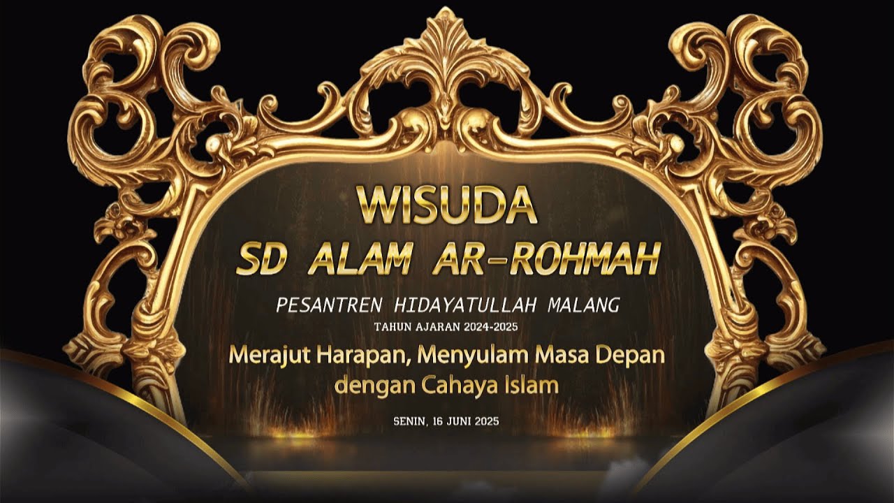 WISUDA SD ALAM AR ROHMAH TAHUN 2025 ANGKATAN XIII