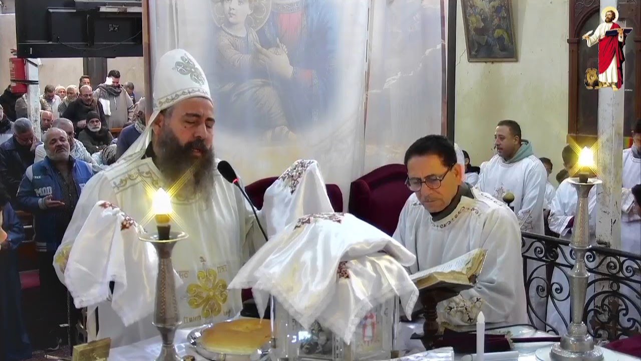 القداس الالهي من كنيسة مارمرقس بقلوصنا