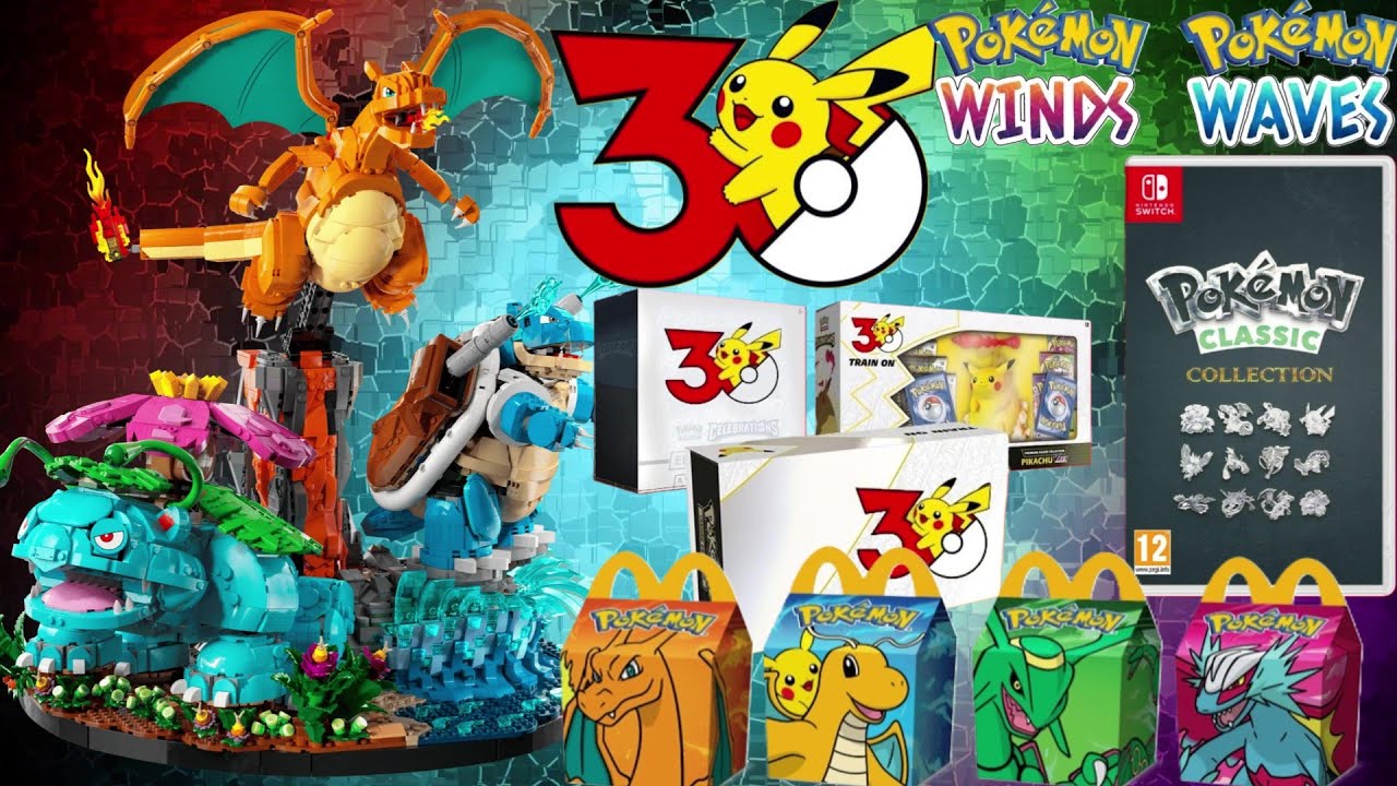 Pokemon 30th Anniversary News & Collabs