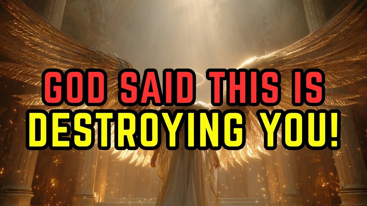 Chosen One, God Has Forbidden You From Taking These — Stop Right Now! 🔥🚨