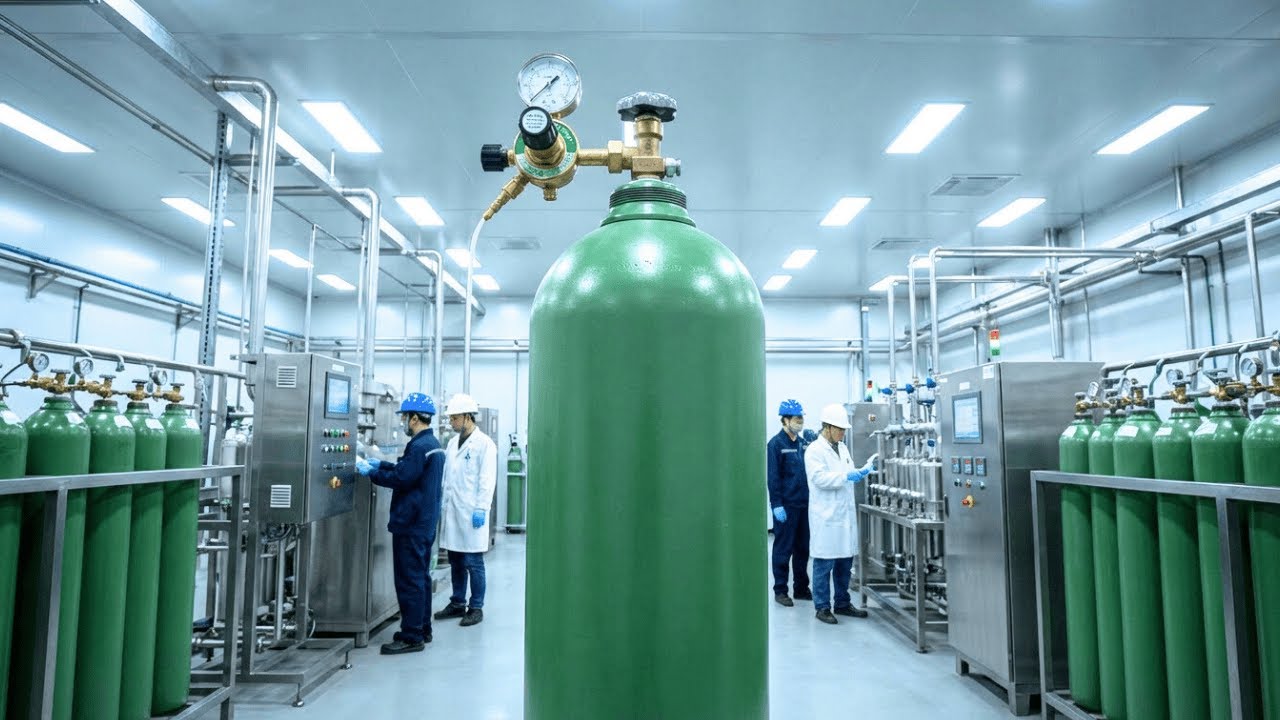 Cómo se produce el oxígeno medicinal que salva millones de vidas en fábricas de alta tecnología