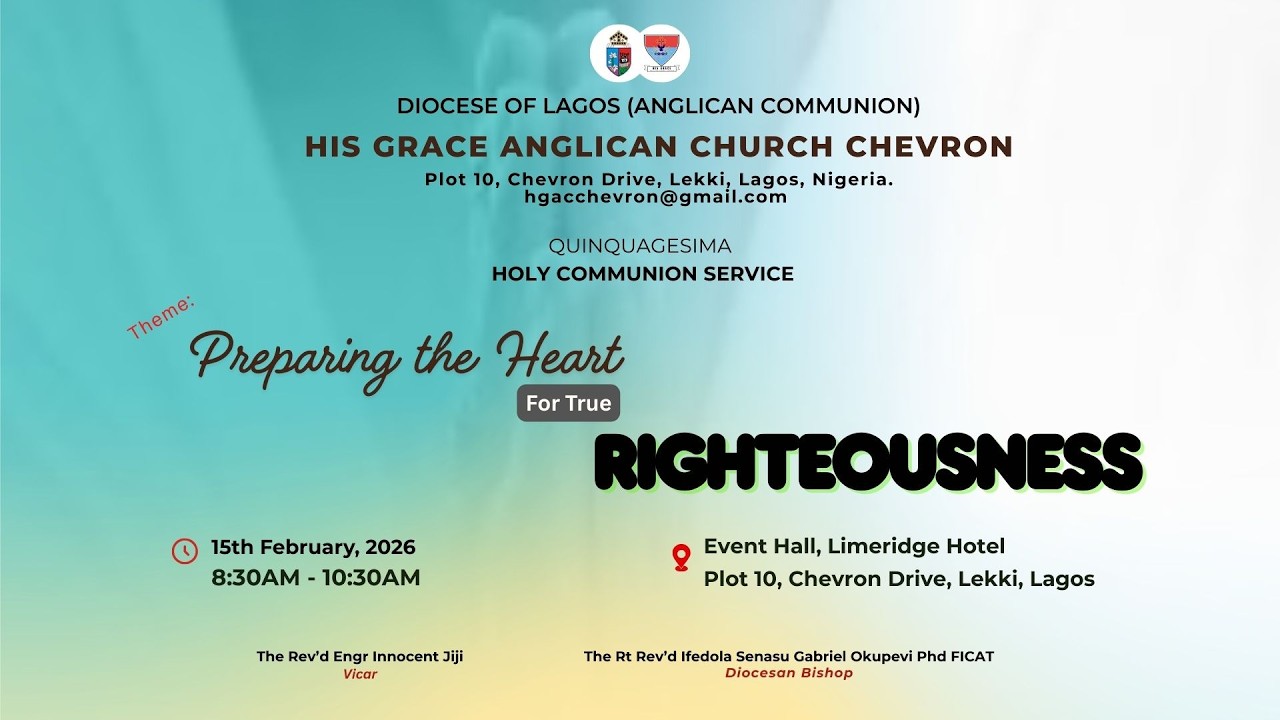 HOLY COMMUNION SERVICE –QUINQUAGESIMA