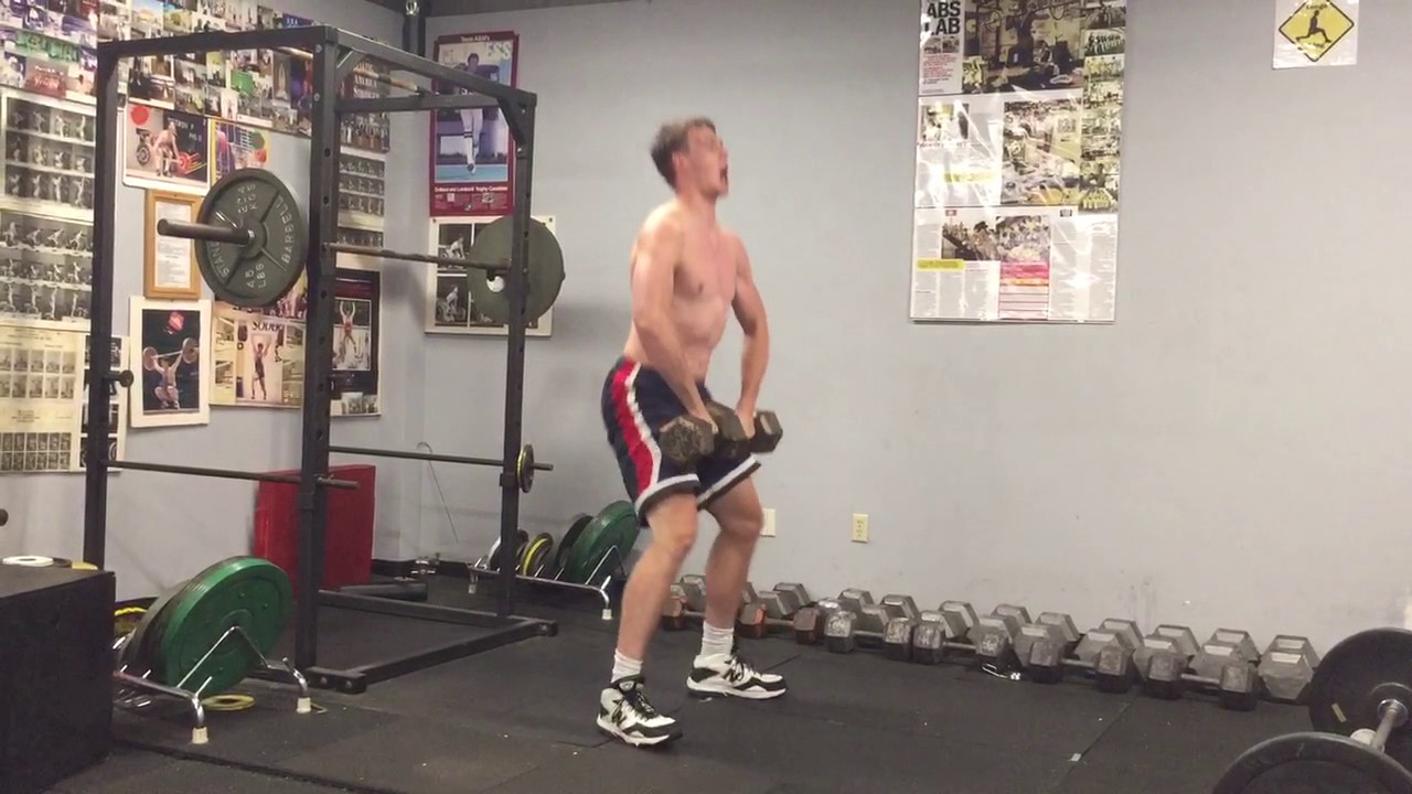 Javorek's dumbbell clean complex exercise