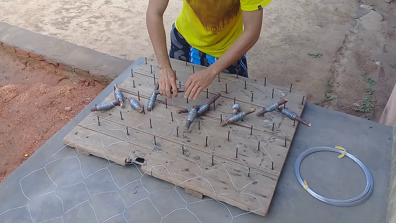 como fazer tela de arame para ovinos e caprinos?