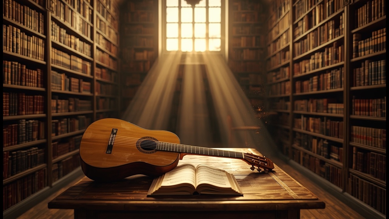 Nice Flamenco Spanish Guitar & Arabic Oud – Library Focus Session for Study & Relax