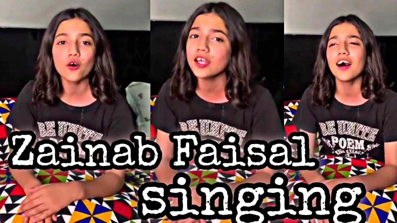 Zainab faisal singing || zainab faisal new Vlog