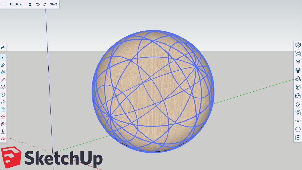 How to Make a Sphere in Sketchup
