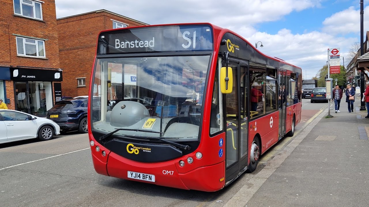 FULL JOURNEY | LONDON BUS S1 BANSTEAD - LAVENDER FIELDS (YJ14BFN) OM7