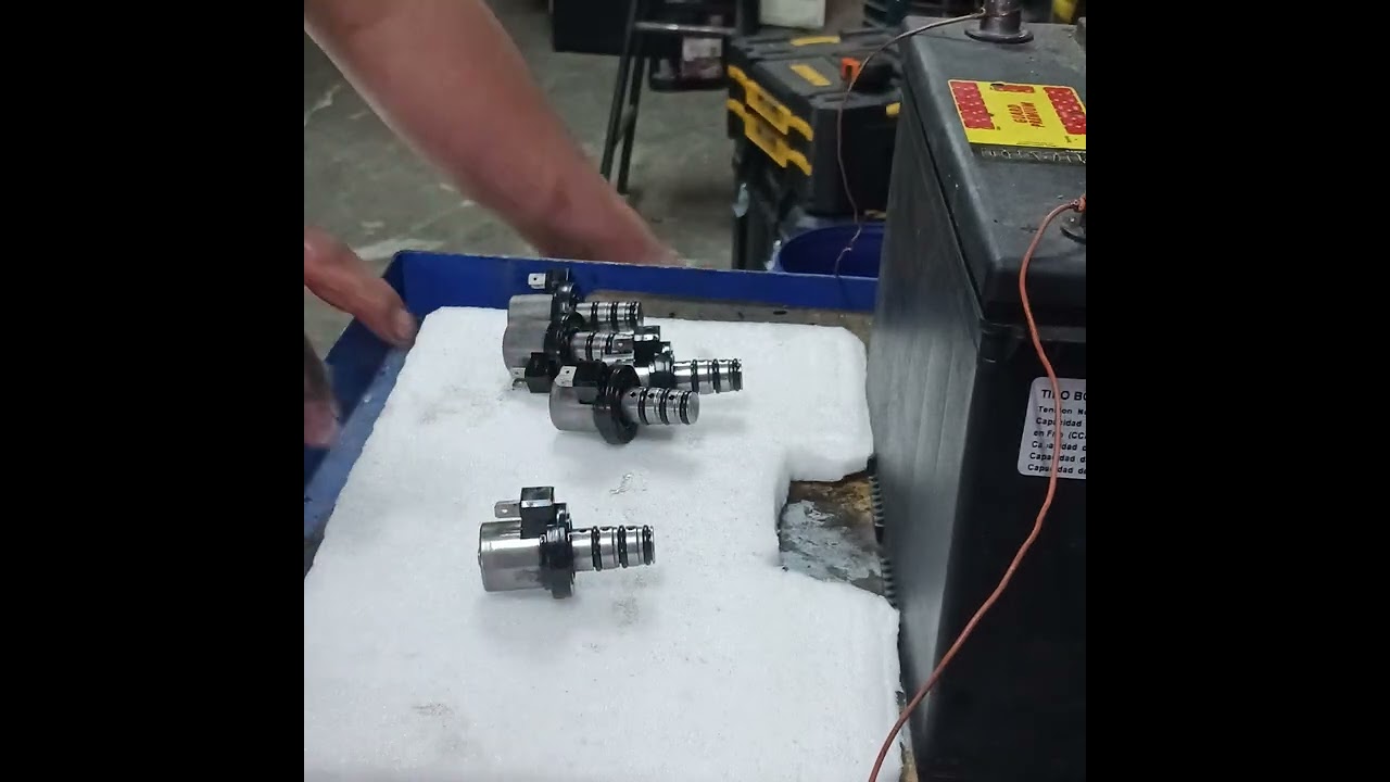 Prueba de selenoide de caja kia