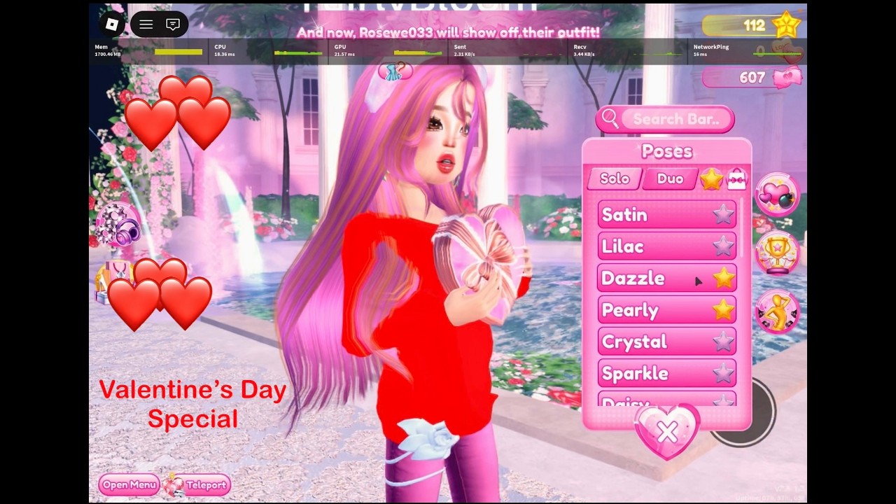 Let’s Play Dress to Impress 🌸💕 | Valentine’s Day Dress Up Spring Theme | Roblox