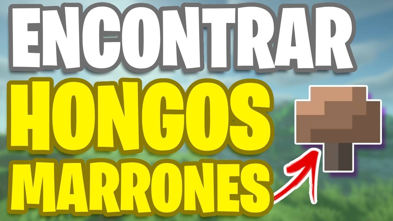 ✅COMO ENCONTRAR 🍄 HONGOS MARRONES / CAFE 🍄&zwj;🟫 EN MINECRAFT👈