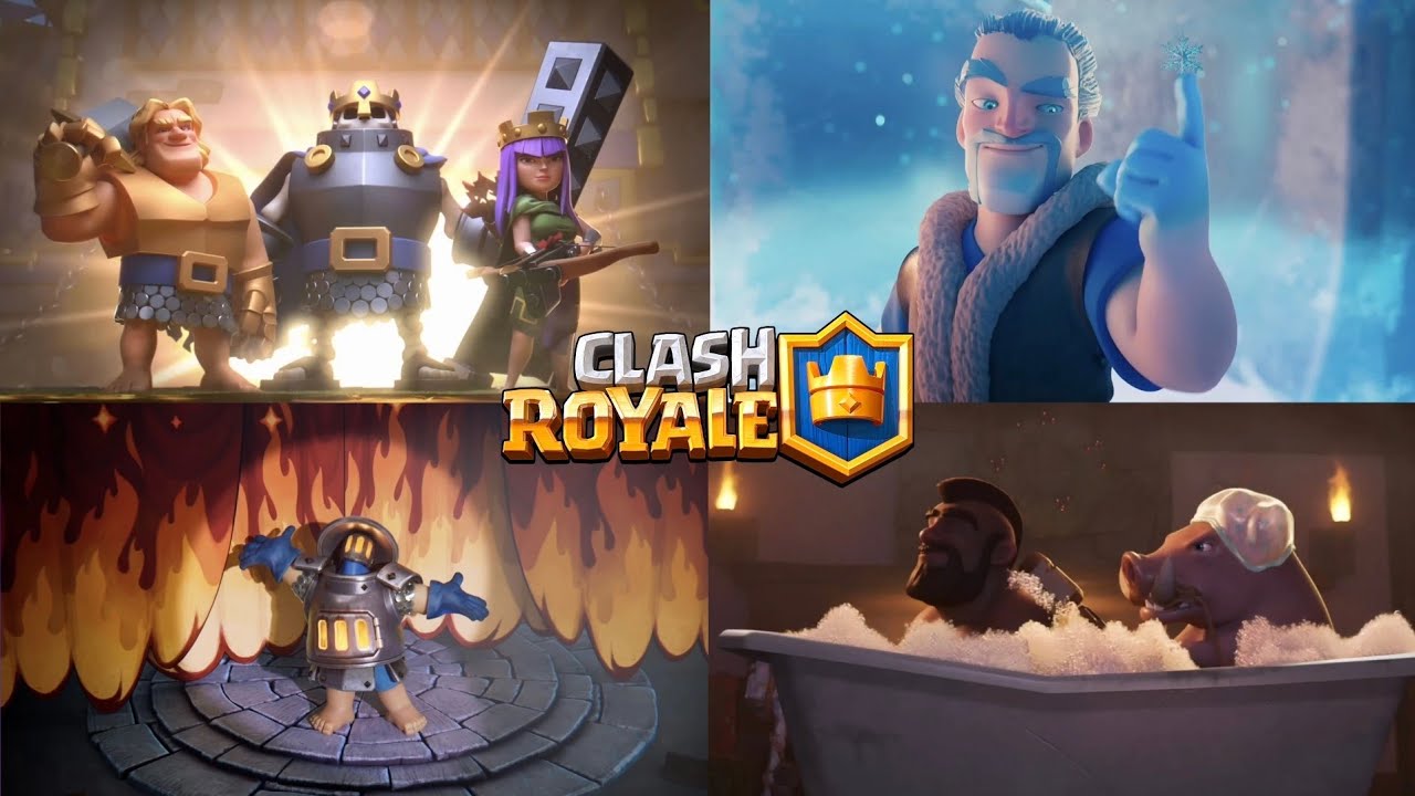 TOP 10 Clash Royale ANIMATIONS