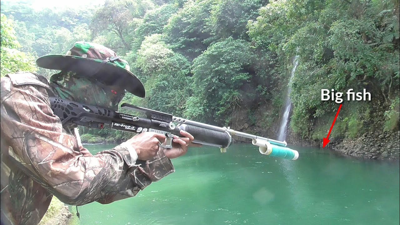 Ketika ikan besar di air terjun lepas  | Ternyata larinya ke sungai ini😱