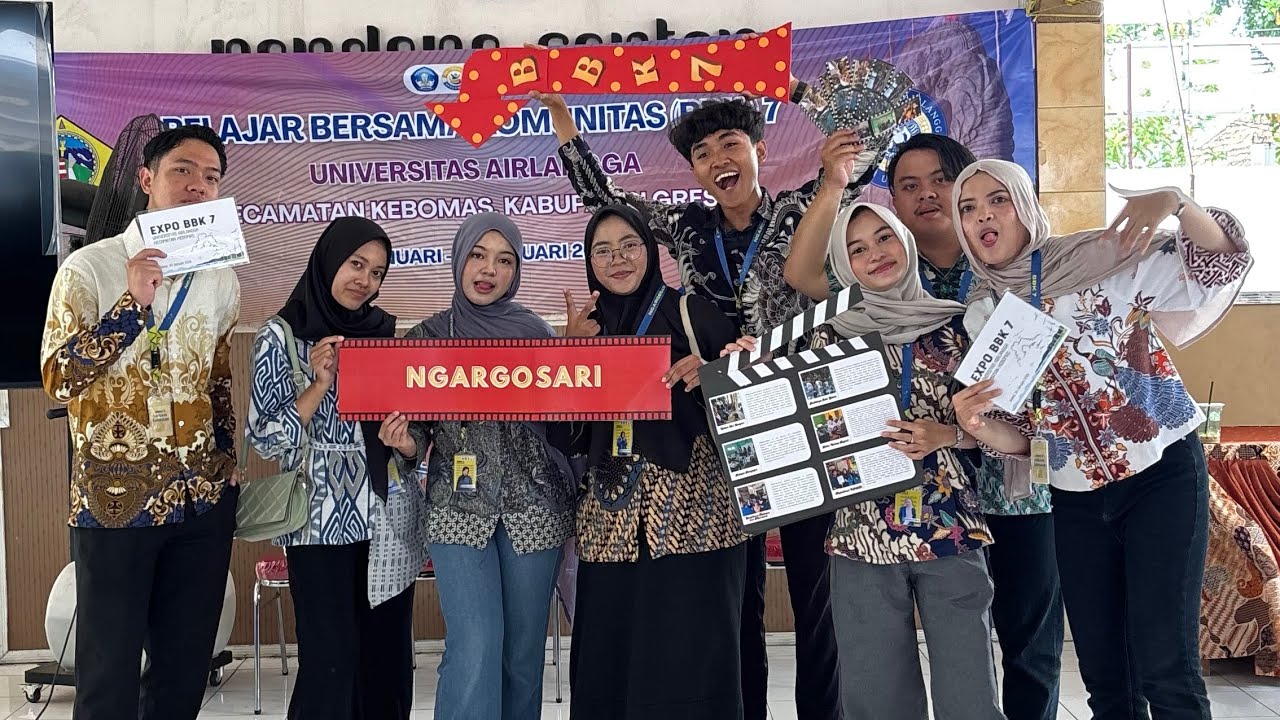 BBK 7 UNAIR 2025 Kab. Gresik, Kec. Kebomas, Kel. Ngargosari 