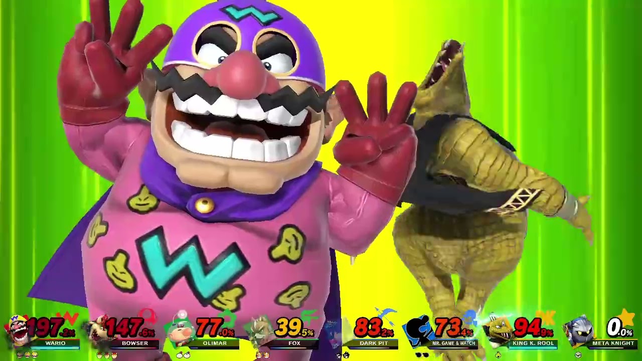 IMMA GONNA WIN! wario smash bros gameplay for the next few weeks part one