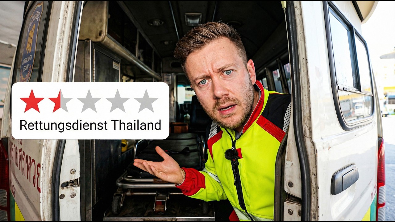 So extrem ist der Rettungsdienst in Thailand wirklich🚑🇹🇭