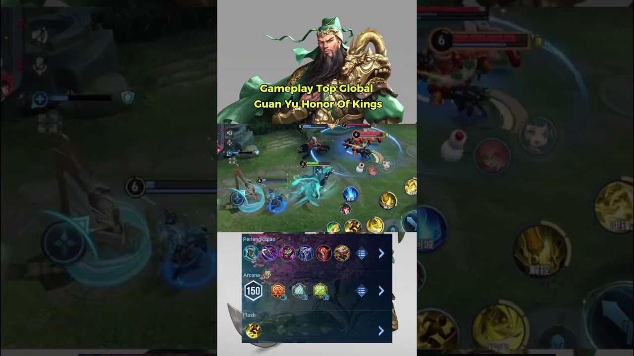 Honor Of Kings : Gameplay Guan Yu | Clash Lane #guanyu #hok #honorofkings #honorofkingsworld #moba
