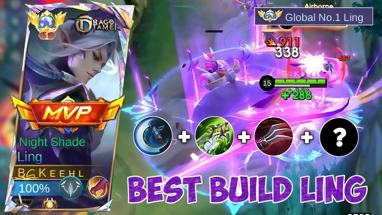 LING BEST BUILD 2026! SECRET ITEM LING! GLOBAL LING CARRY TEAM IN SOLO RANK - MOBILE LEGENDS