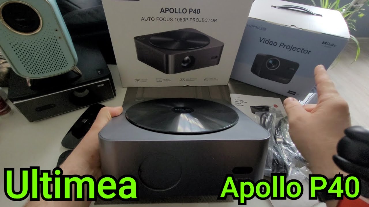 Ultimea apollo p40 projektor Led FHD 1080p 700 ansi test