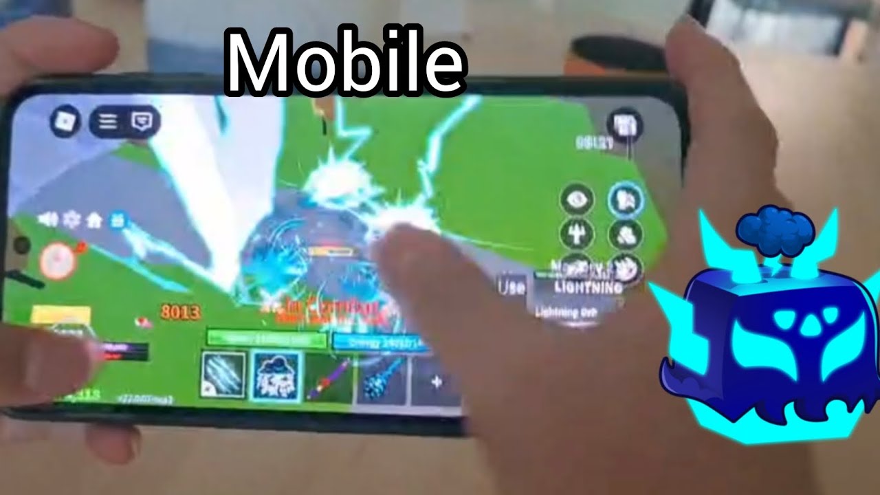 Best lightning combo for mobile players 📱 l Blox Fruits Combo 
