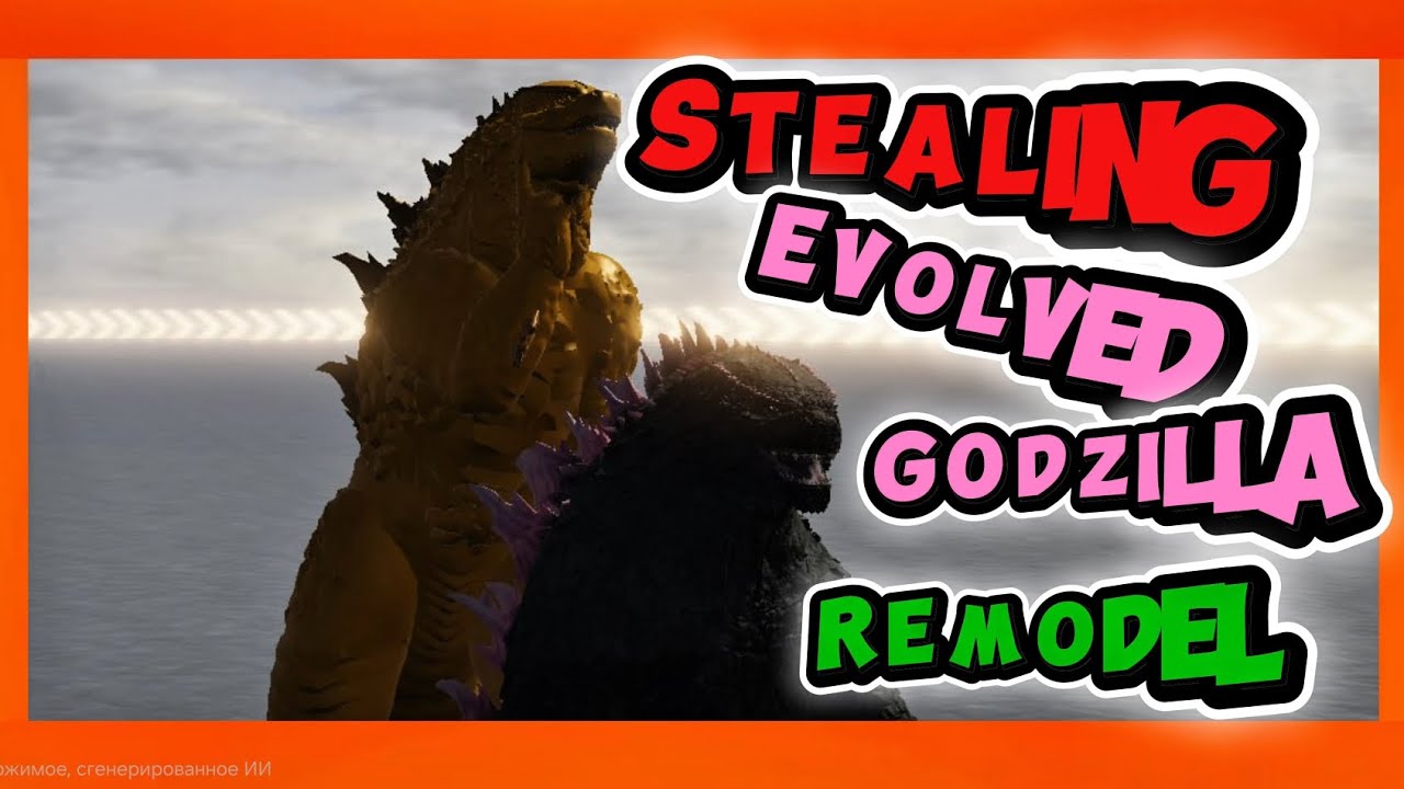 Stealing the Evolved Godzilla remodel | Roblox  Age Of Titans