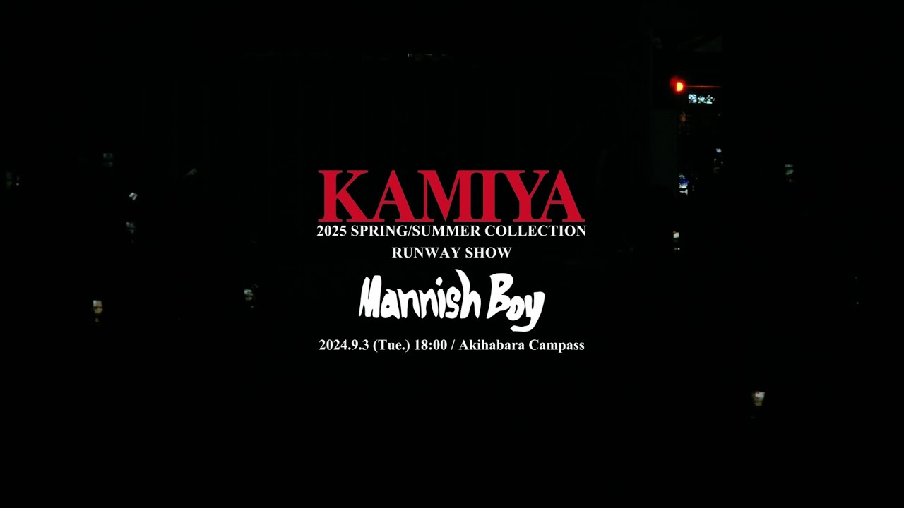 KAMIYA SS25 Collection Runway Show