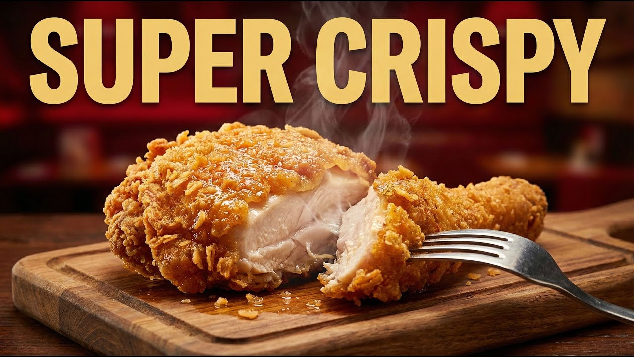 Crispy Fried Chicken Recipe | Golden, Juicy and Perfectly Crunchy