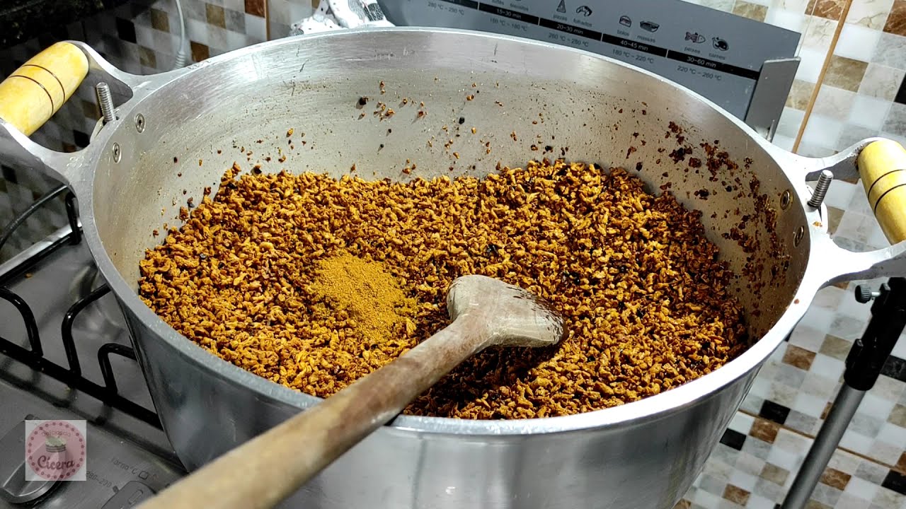 FAROFA DE PROTEÍNAS DE SOJA, FAROFA CROCANTE MELHOR FAROFA CROCANTE QUE EXISTE #farofa #farofavegana