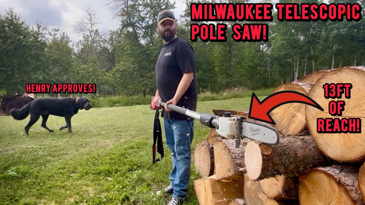 1 Year on YouTube –Milwaukee Telescopic Pole Saw | Unboxing & Backyard Field Test