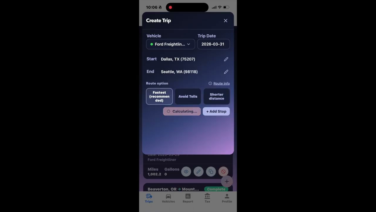 Best IFTA App for Truck Drivers | Mobile Demo (IFTAfy)