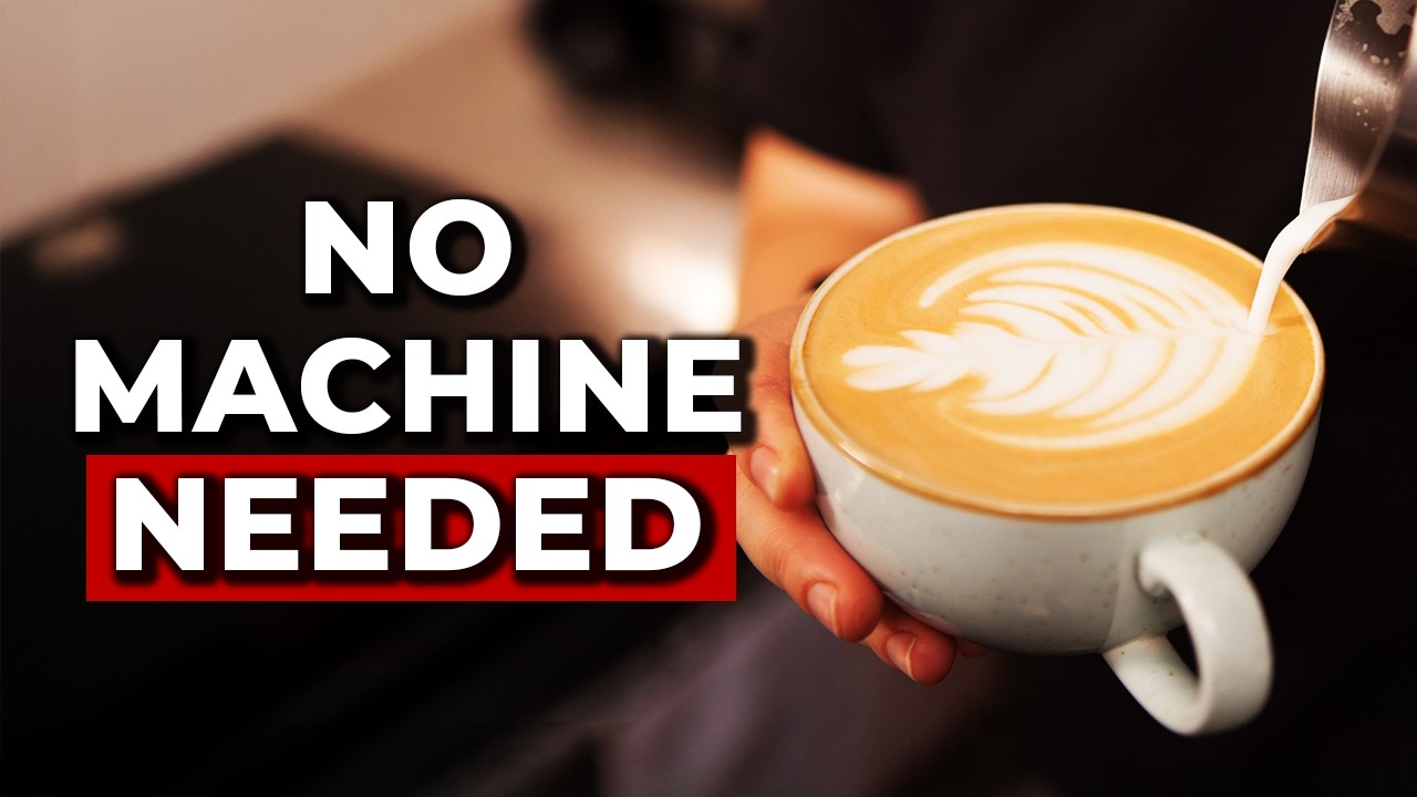 Froth Milk Like a PRO Without a Machine in 5 Minutes